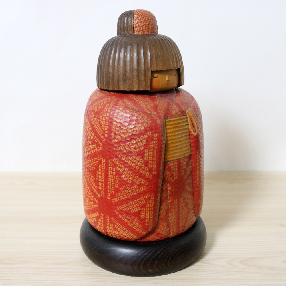 Sekiguchi Sansaku Vintage Kokeshi Doll Kanoko Right