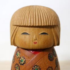 Sekiguchi Toshio Vintage Creative Kokeshi Warabe Face