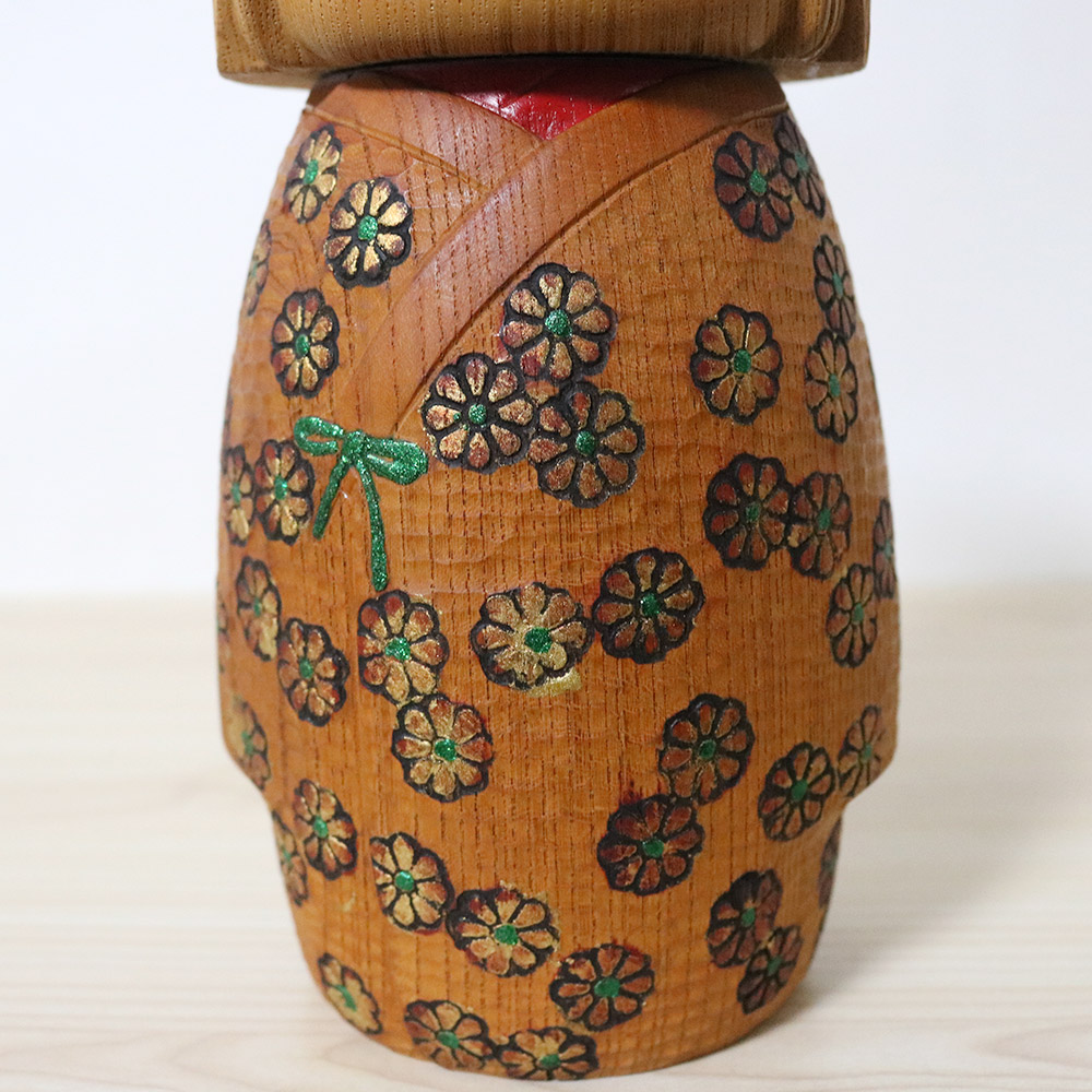 Sekiguchi Toshio Vintage Creative Kokeshi Warabe Kimono