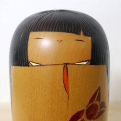 Usaburo Vintage Kokeshi Doll Camellia Face