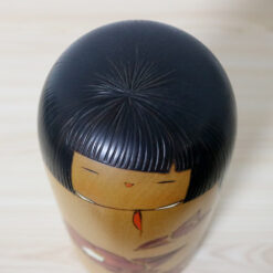 Usaburo Vintage Kokeshi Doll Camellia Hair
