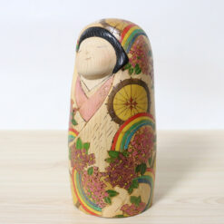 Yuko Yamazaki Creative Kokeshi Doll Rainy Season Sky Left