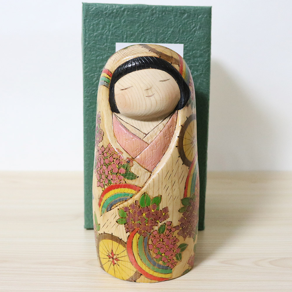 Yuko Yamazaki Creative Kokeshi Doll Rainy Season Sky