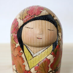 Yuko Yamazaki Creative Kokeshi Doll Sunny Autumn Day Face